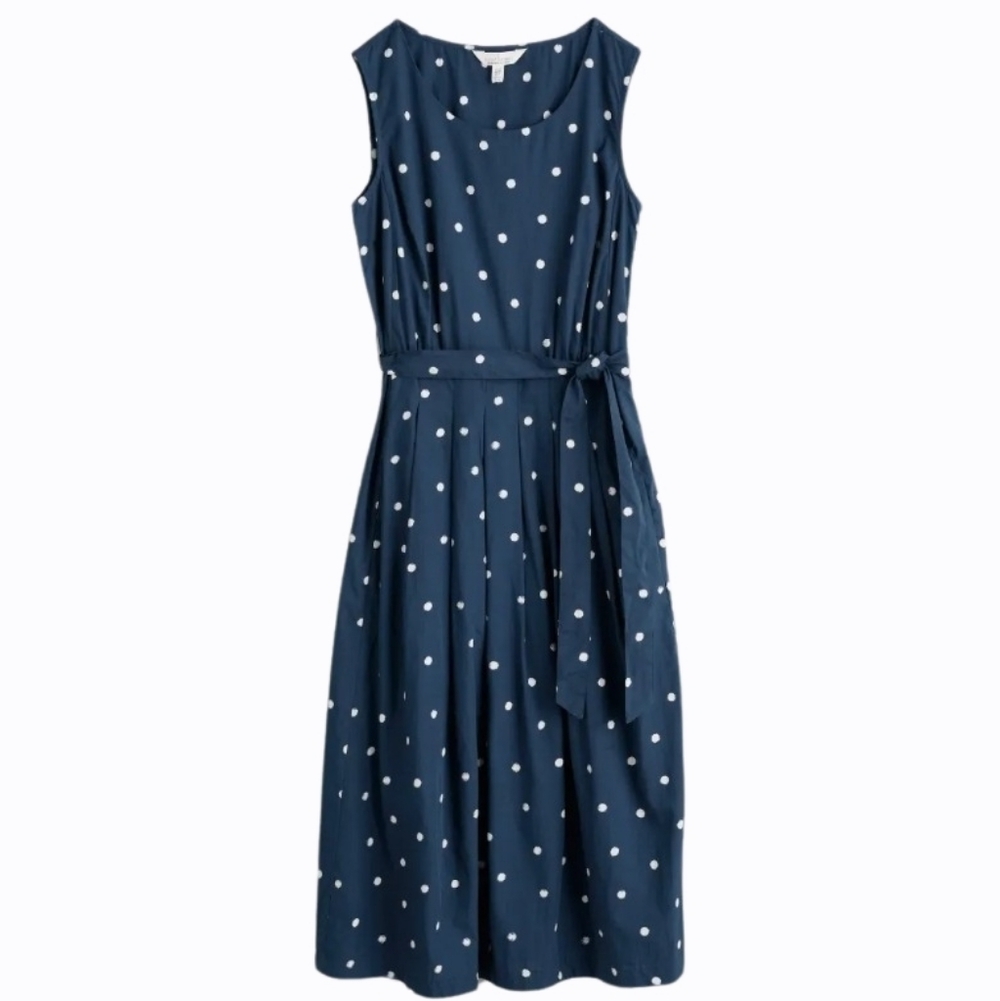 Seasalt Belle Fit-and-Flare Midi Dress-size 16